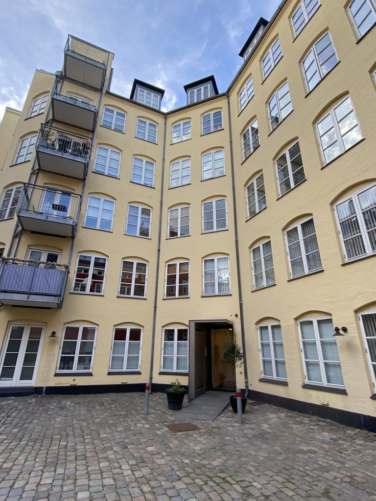 Building containing the 2-bedroom apartment we stayed in Copenhagen
