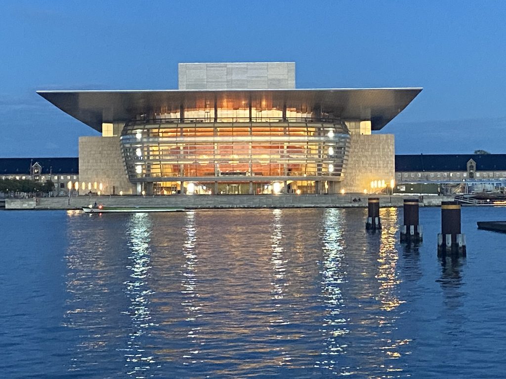Royal opera house in Copenhagen