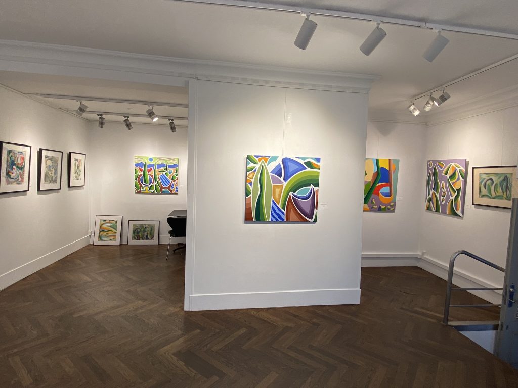 Exhibition of paintings by Gregg Simpson at Galleri Bredgade 22 in Copenhagen