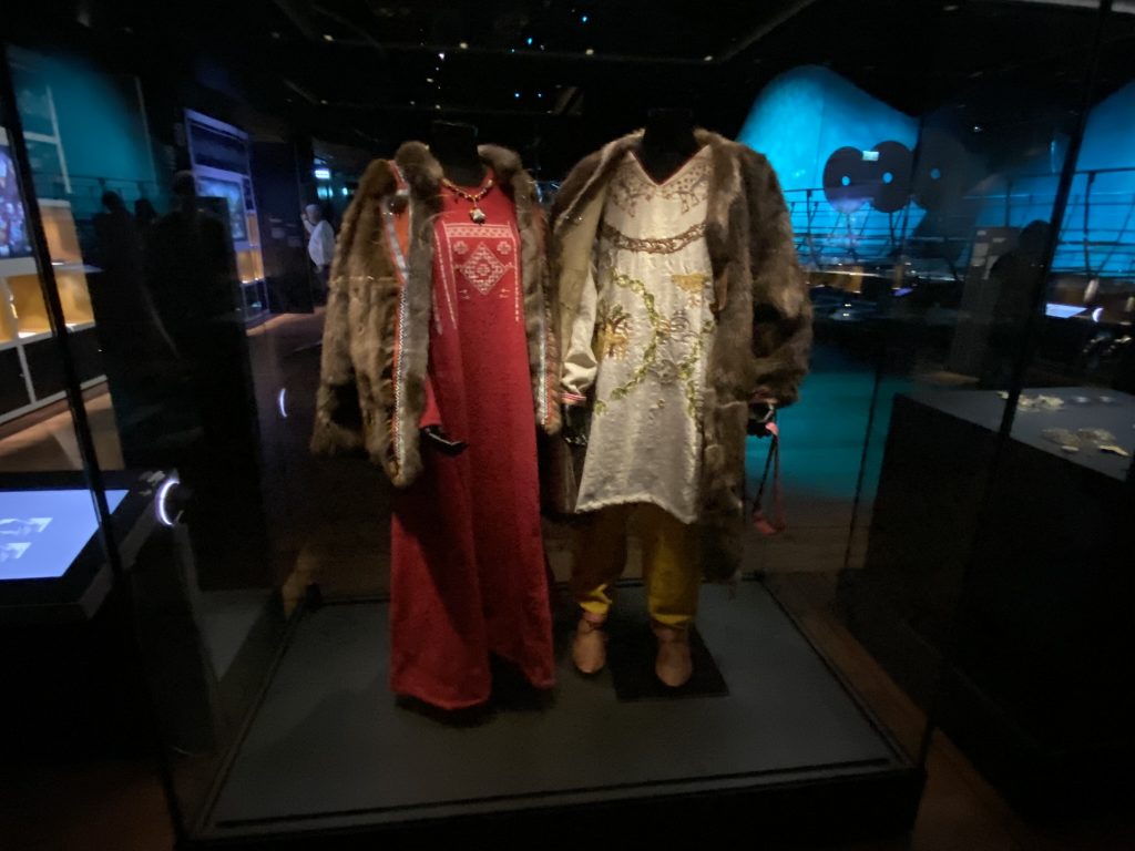 Viking costumes at the Danish National Museum