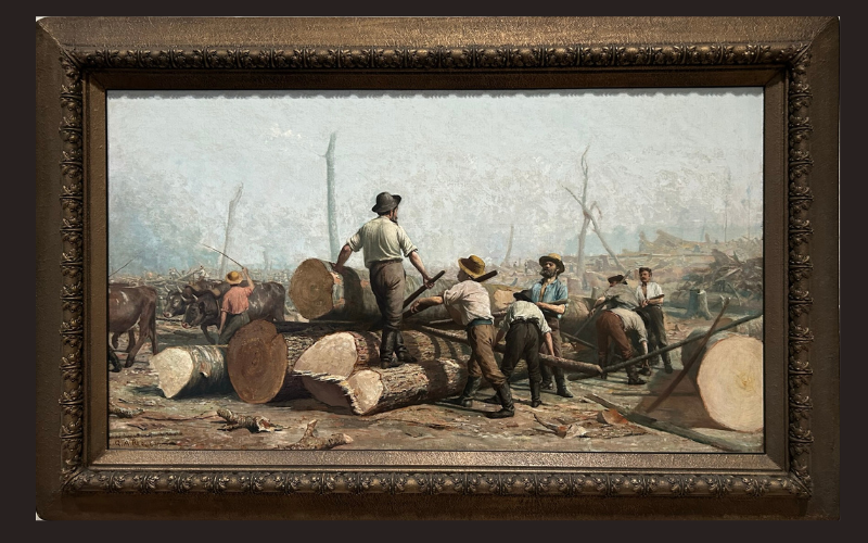 Logging by George A. Reid at the National Gallery of Canada