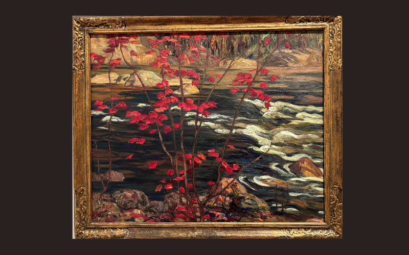 The Red Maple by A. Y. Jackson
 at the National Gallery of Canada
