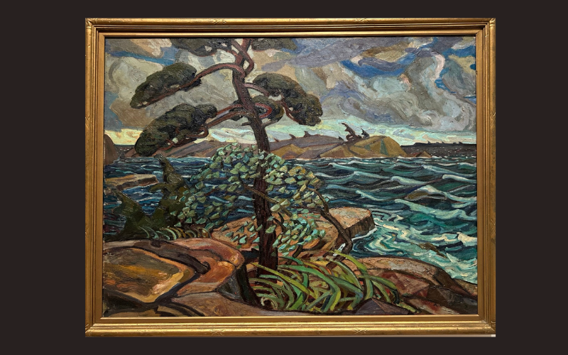 A September Gale, Georgian Bay by Arthur Lismer at the National Gallery of Canada