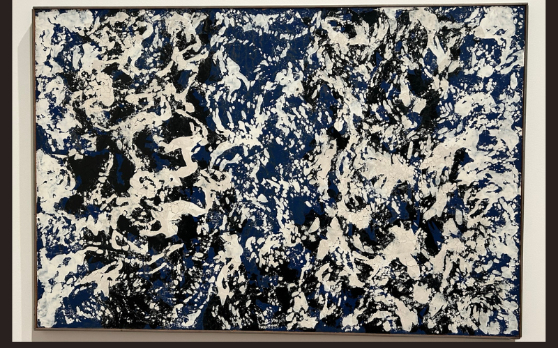 Flat Blue, Flat White, Stove Enamel by Art McKay at the National Gallery of Canada