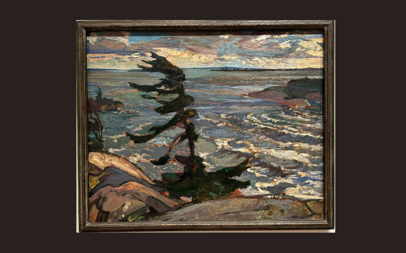 Stormy Weather, Georgian Bay by F. H. Varley at the National Gallery of Canada