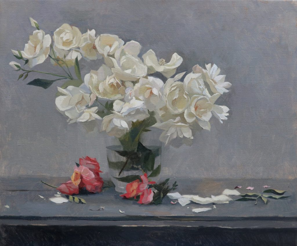 White Roses by Tanvi Pathare who is hosting a workshop at the Villa Lena in Tuscany