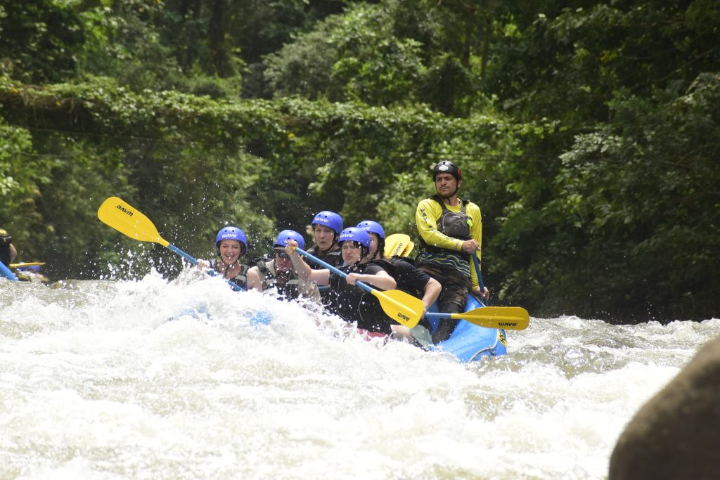 On the River Bosa whitewater rafting in Costa Rica