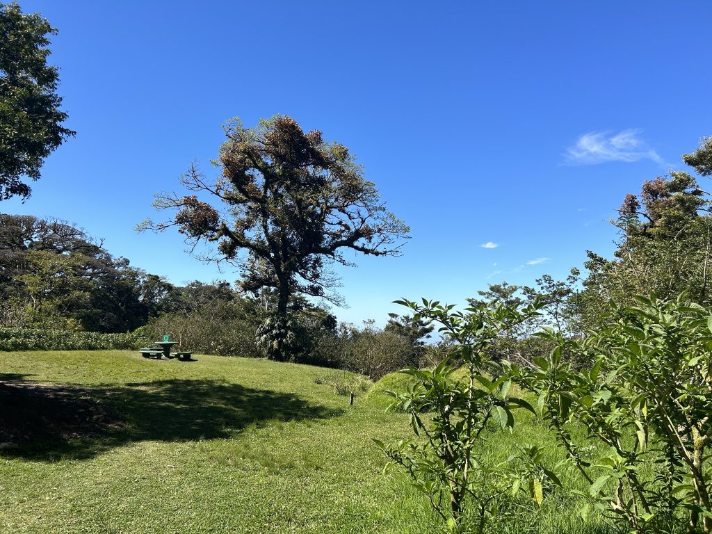 Beautiful landscape at the curi cancha reserve in Costa Rica