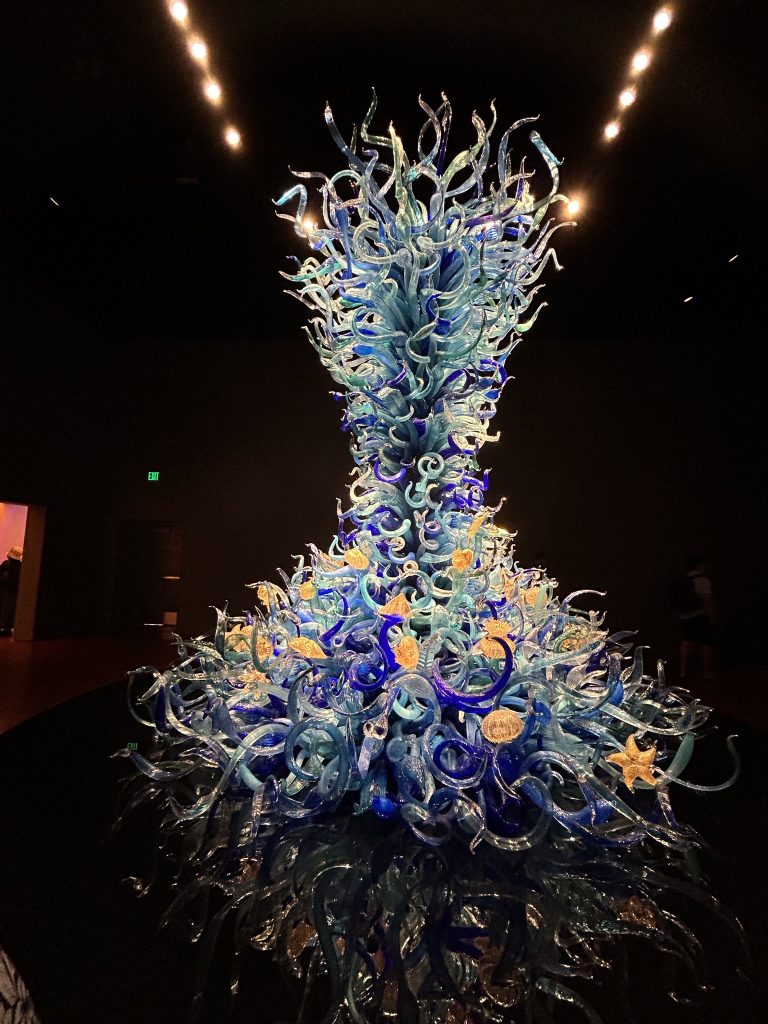Chihuly Sea Garden sculpture at Chihuly Garden and Glass in Seattle