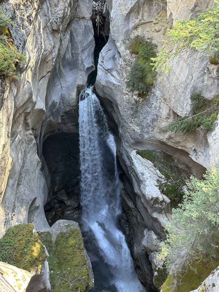 View of Maligne Canyon in Jasper National Park