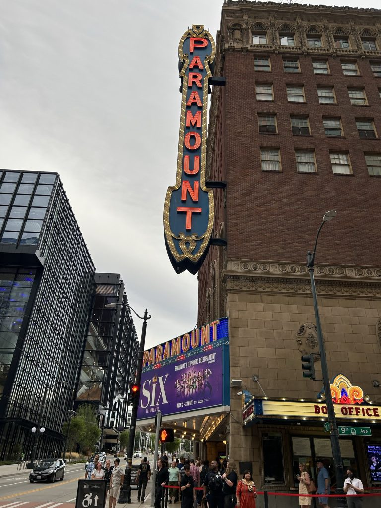 Exterior of the Paramount Theater in Seattle