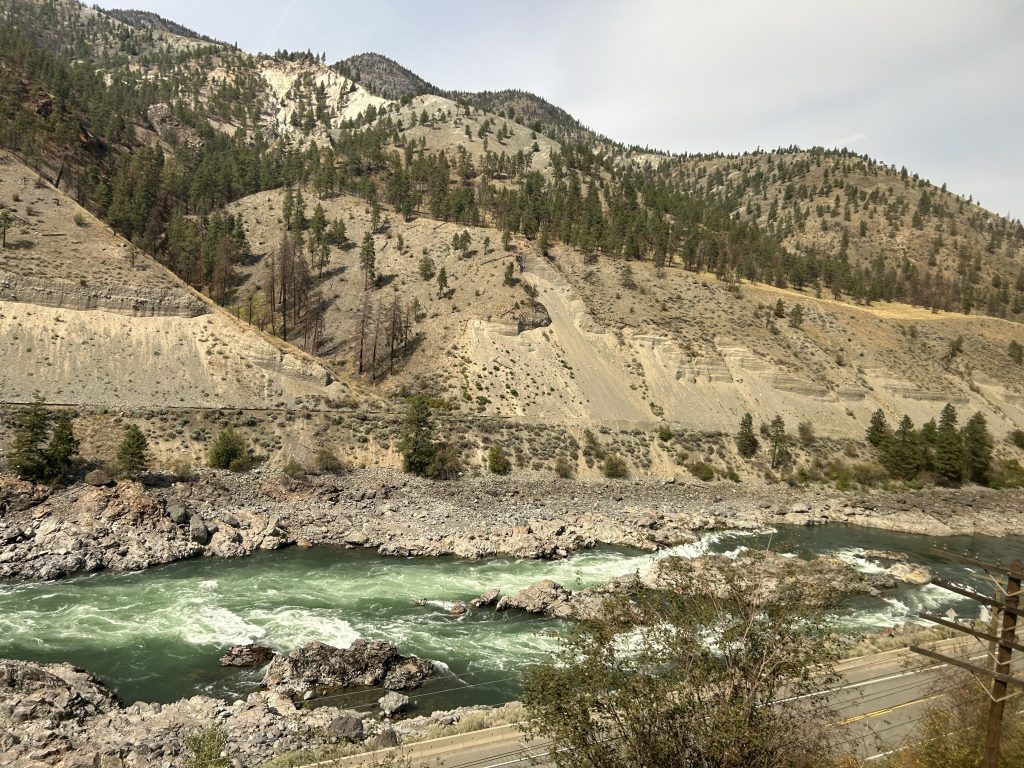 Thompson River seen from the Rocky Mountaineer