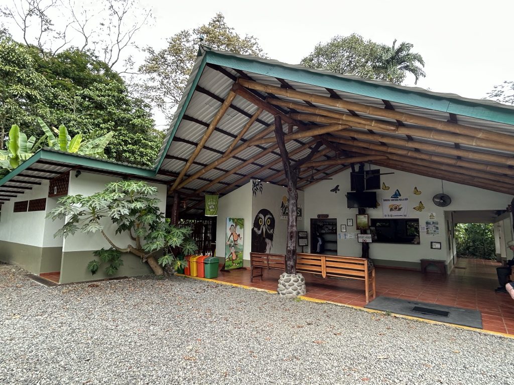 Entrance to Proyecto Asis near La Fortuna in Costa Rica