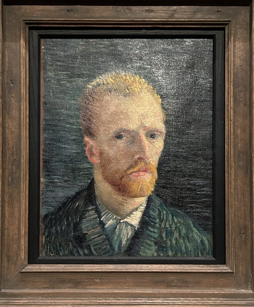 Self portrait of Van Gogh at the Van Gogh Museum in Amsterdam