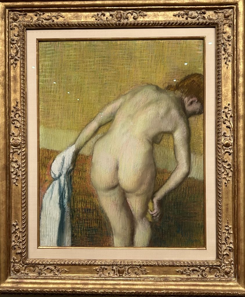 Nude bathing by Degas at the Van Gogh Museum in Amsterdam
