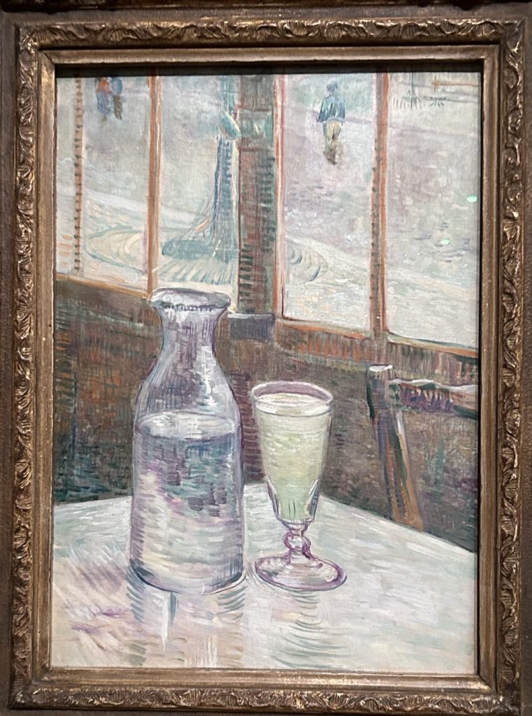 Absinthe in a Paris Cafe by Vincent Van Gogh at the Van Gogh Museum in Amsterdam