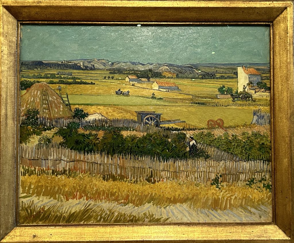 The Harvest by Vincent Van Gogh at the Van Gogh Museum in Amsterdam