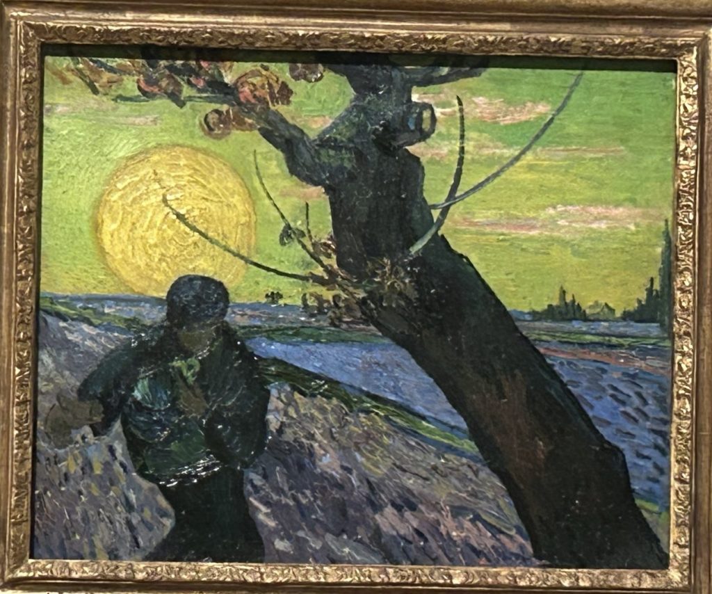 The Sower by Vincent Van Gogh at the Van Gogh Museum in Amsterdam