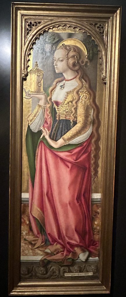 Gothic painting in the Riiksmuseum in Amsterdam
