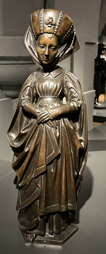 Medieval statue at the Riiksmuseum in Amsterdam