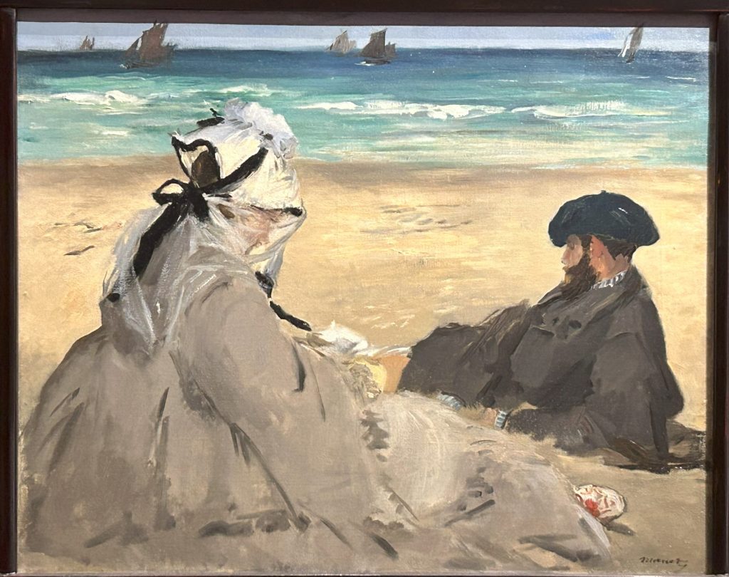 Sur la Plage by Manet at the Musèe d’Orsay in Paris