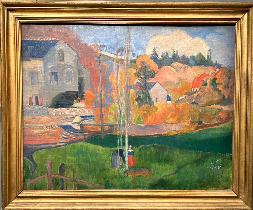 Paysage de Bretange by Gauguin at the Musèe d’Orsay in Paris