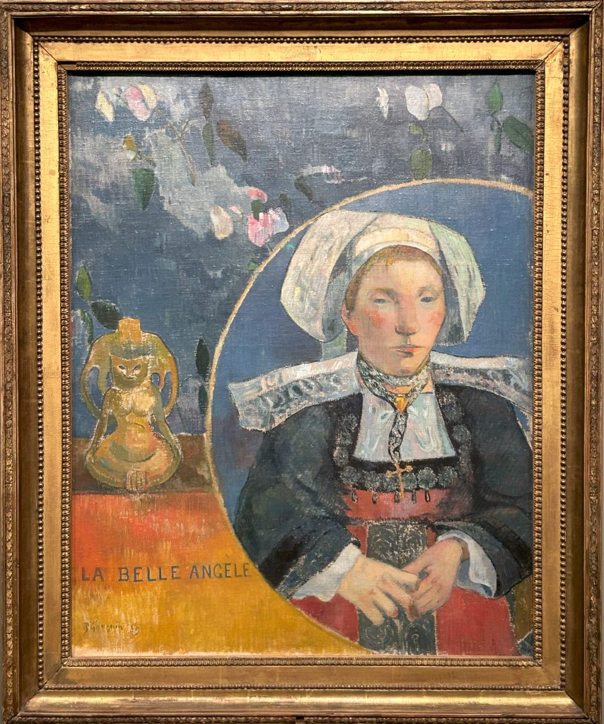 La Belle Angele by Gauguin at the Musèe d’Orsay in Paris
