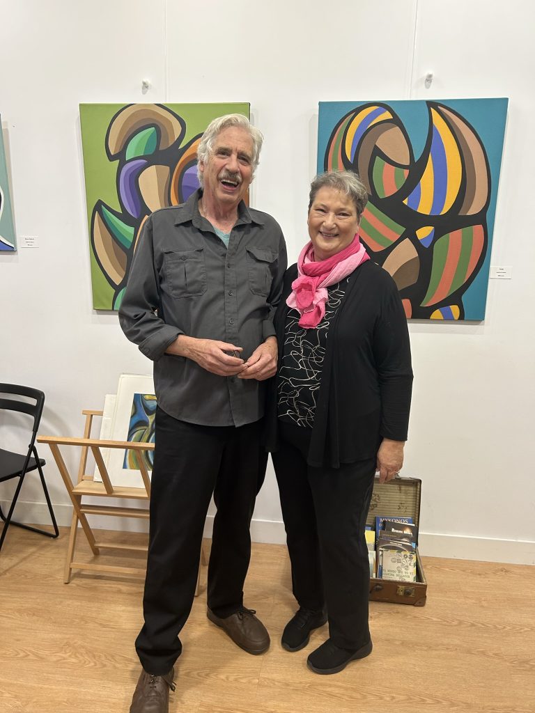 Gregg and Carol at Captaloona Gallery opening