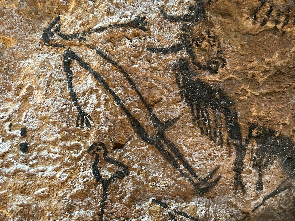 representation of a human in Lascaux IV in the Dordogne region of France
