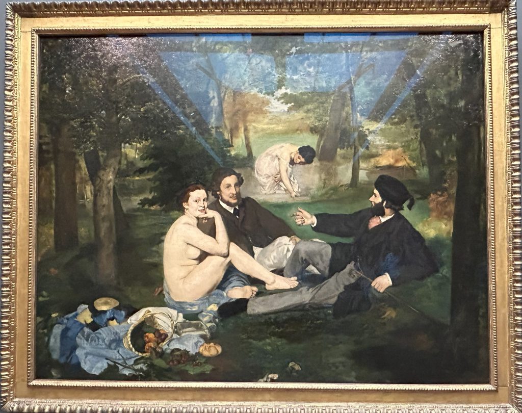 Dejeuner sur l'herbe by Manet at the Musèe d’Orsay in Paris