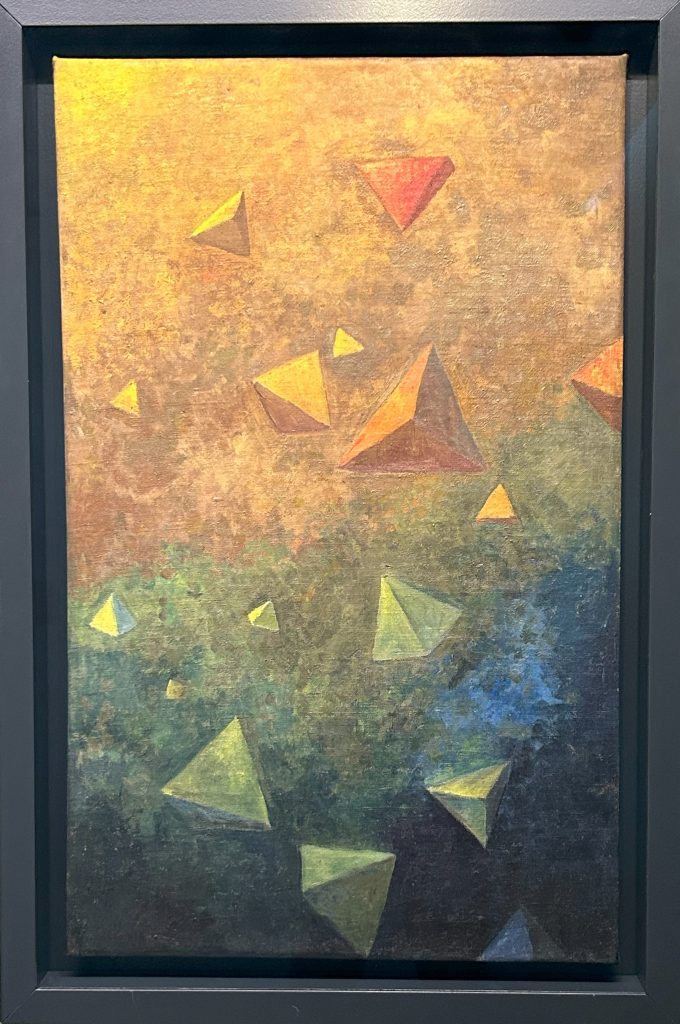 Tetrahedra by Serusier at the Musee d'Orsay in Paris