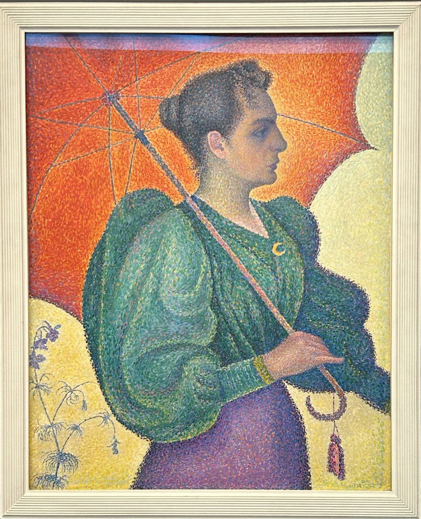Portrait by Signac at the Musee d'Orsay in Paris