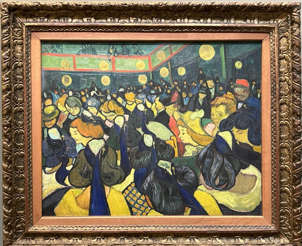 La Salle de danse à Arles by van Gogh at the Musee d'Orsay in Paris