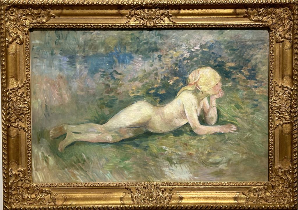 Painting by Berthe Morisot in the Thyssen museum in Madrid