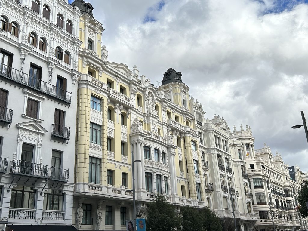 Gran Via building in Madrid