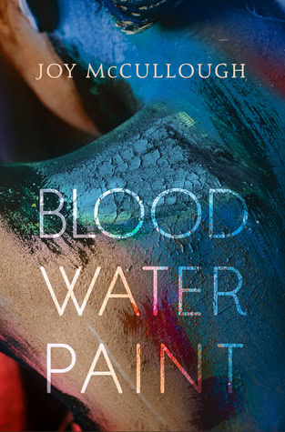 A bold and artistic cover with rich, textured brushstrokes blending shades of blue, gold, and red, evoking the themes of art and emotion.