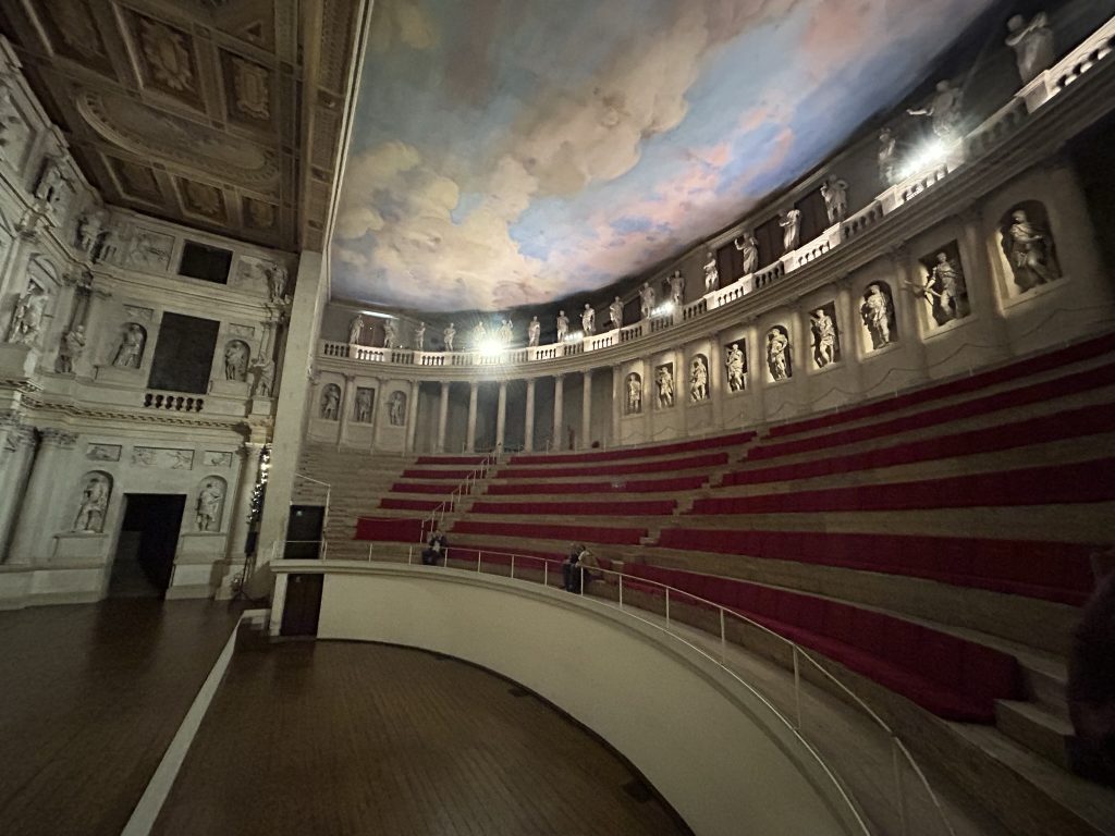 Auditorium at the Teatro Olimpico in Vicenza, Italy