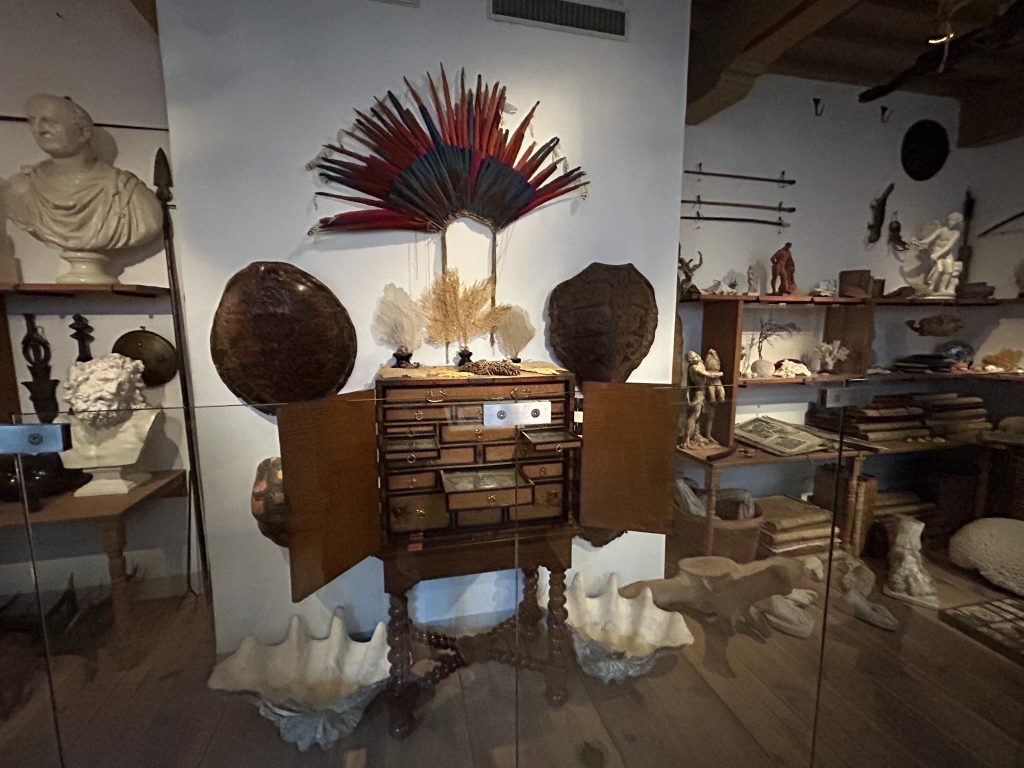Room of Curiosities at the Rembrandt House museum in Amsterdam