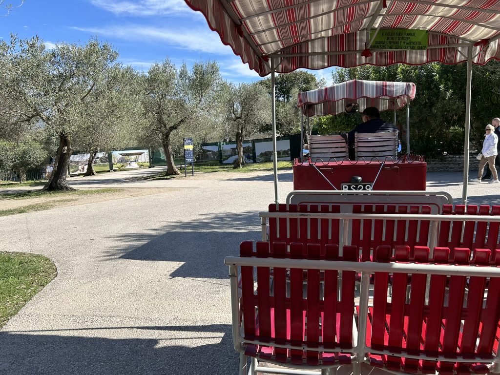 Shuttle train in Sirmione