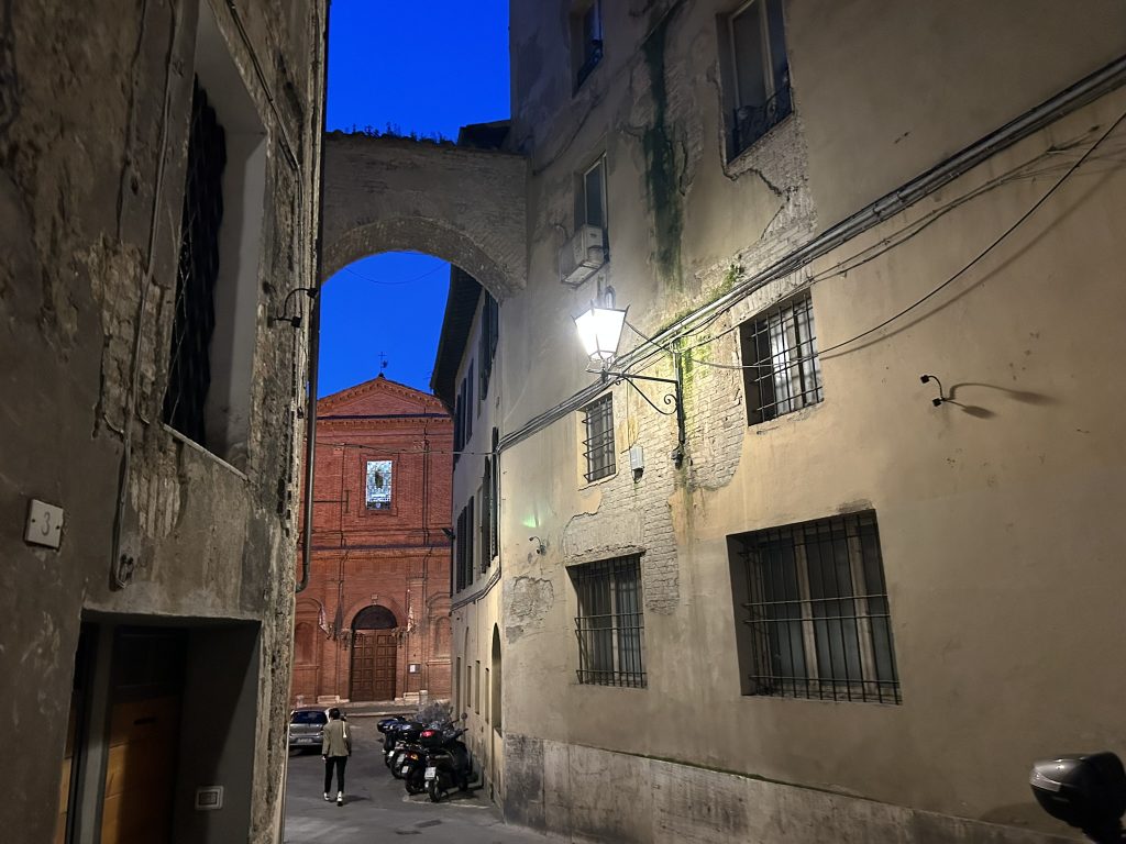 Quiet side street in Siena