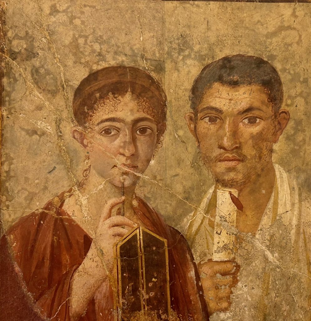 Terentius Neo and his wife - a Roman portrait at MANN