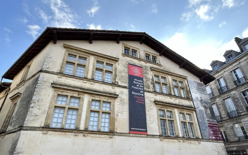 Front of the Basque museum in Bayonne France