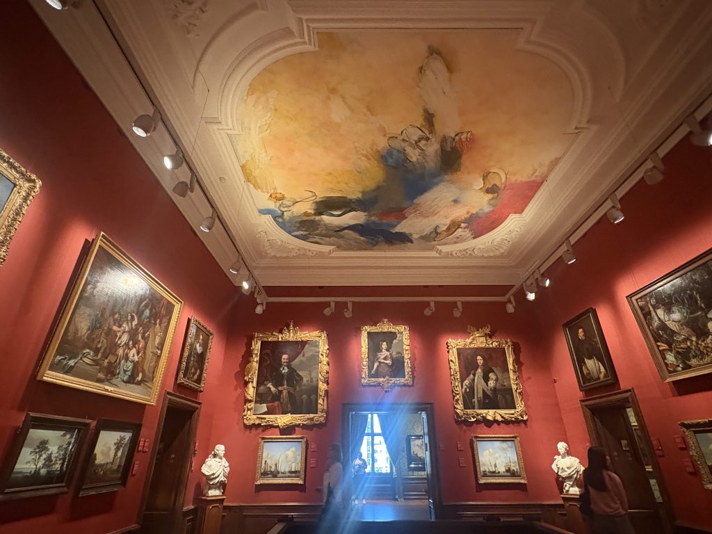 Interior of the Mauritshuis Museum in The Hague