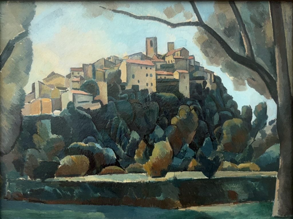 View of Saint-Paul-de-Vence by Andre Derain at Museum Ludwig in Cologne, Germany