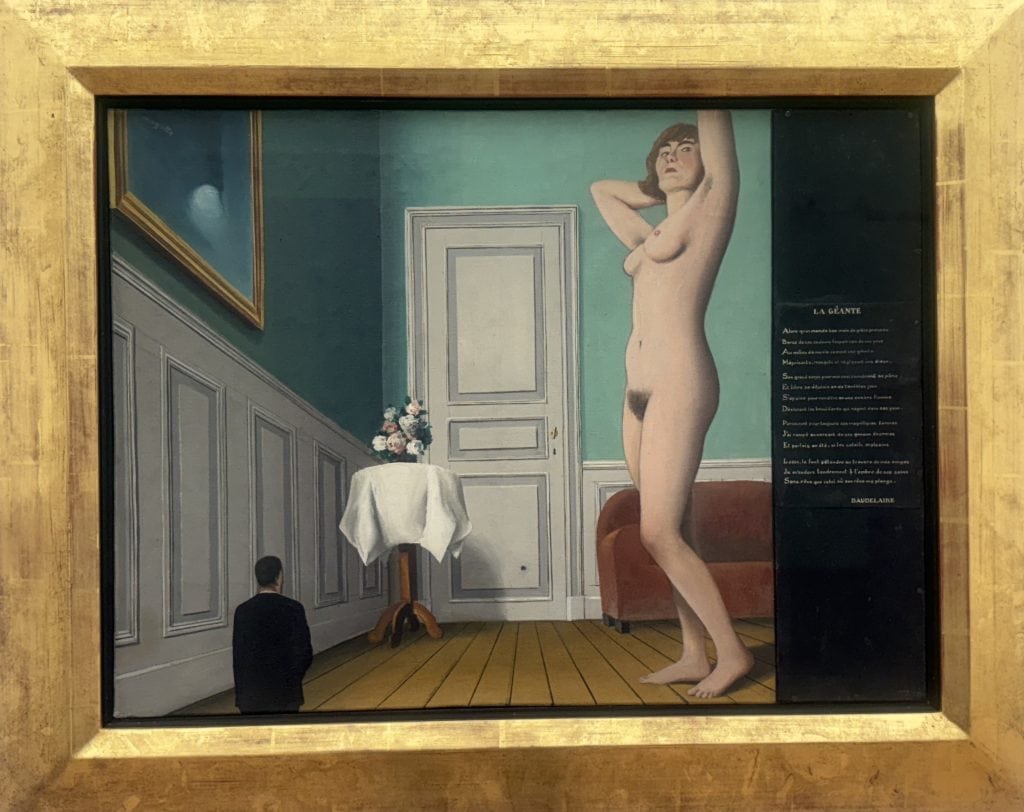 The Giantess by Rene Magritte at Museum Ludwig in Cologne, Germany