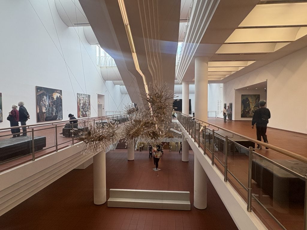 Interior of Museum Ludwig, a modern art museum in Cologne, Germany