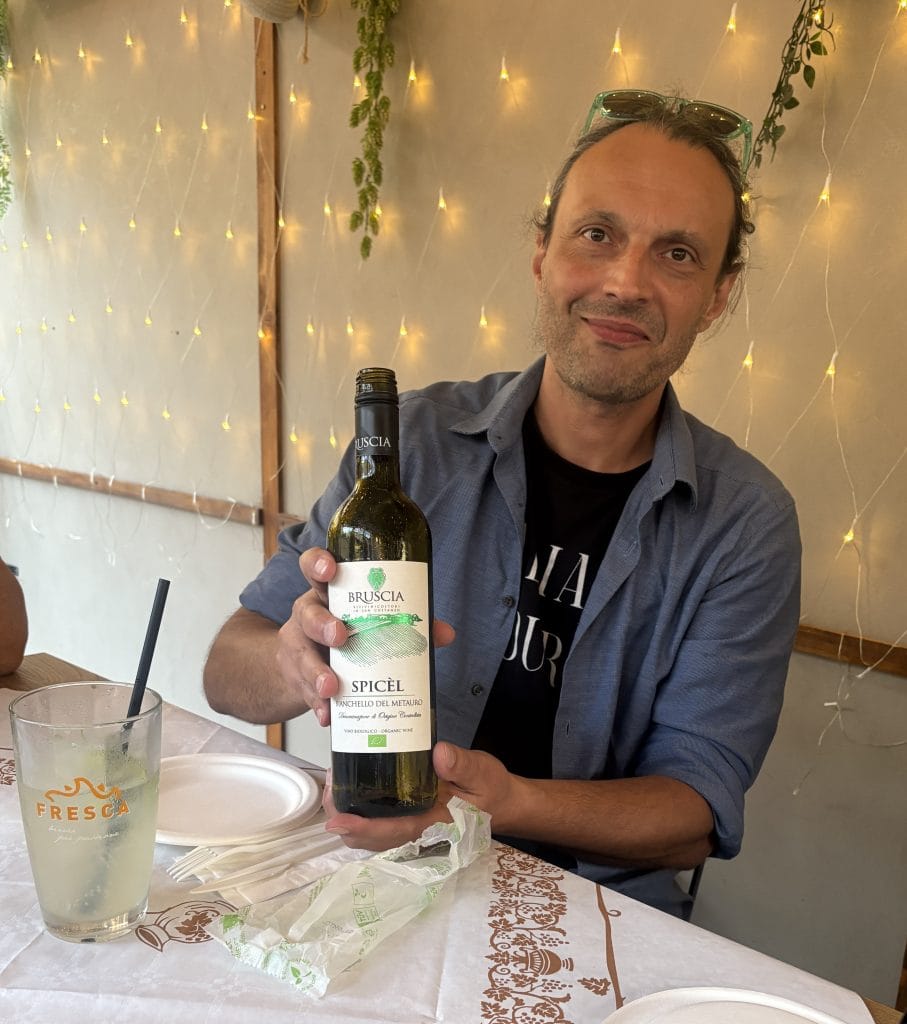 Piero Pagliardini, the host of Italiana Tours in Urbania in the Marches, Italy