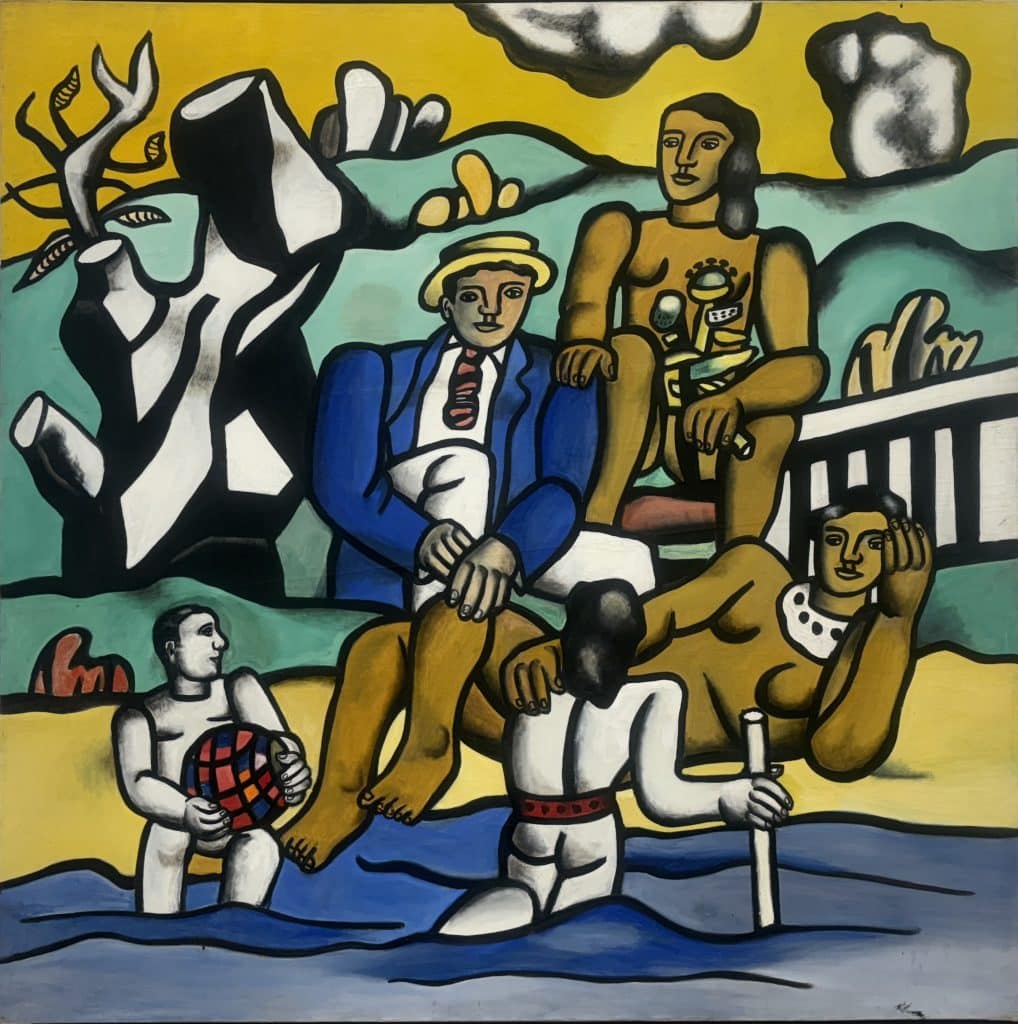 The Picnic by Fernand Leger at Museum Ludwig in Cologne, Germany