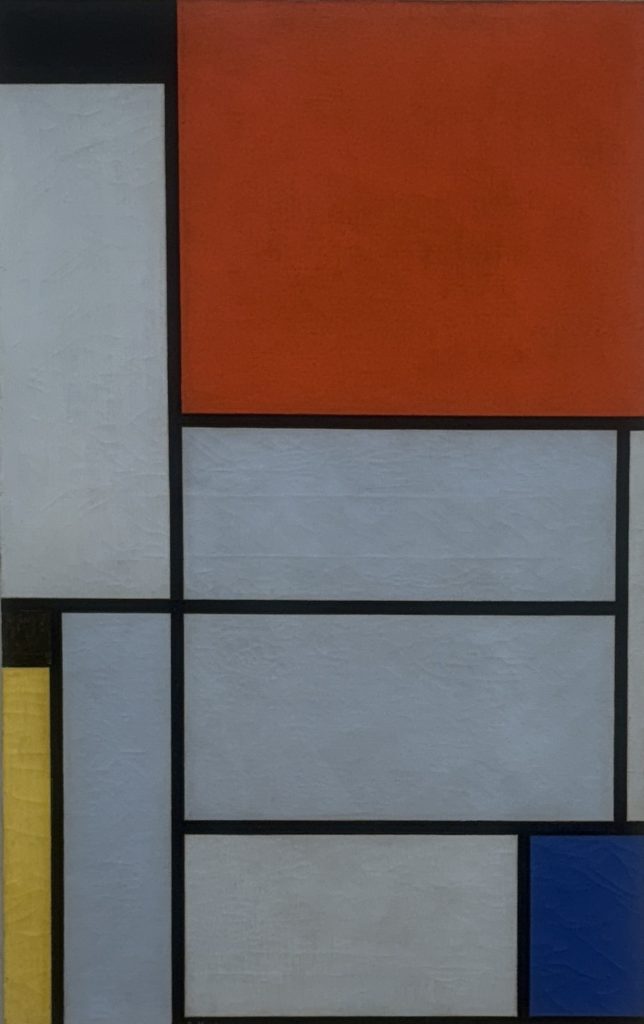 Paiting II by Piet Mondrian at Museum Ludwig in Cologne, Germany