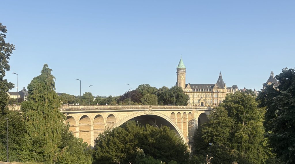 Adolphe Bridge in Luxembourg city